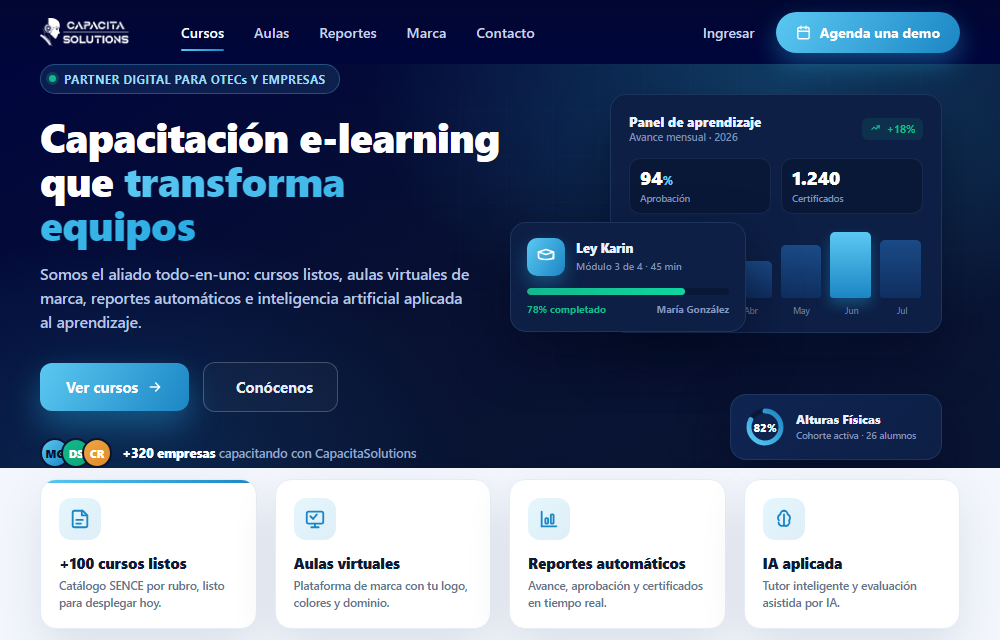 Sitio hecho por CapacitaSolutions